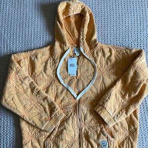 Urban Outfitters BDG Orange Weed Leaf Embroidered Jackets (NWT)